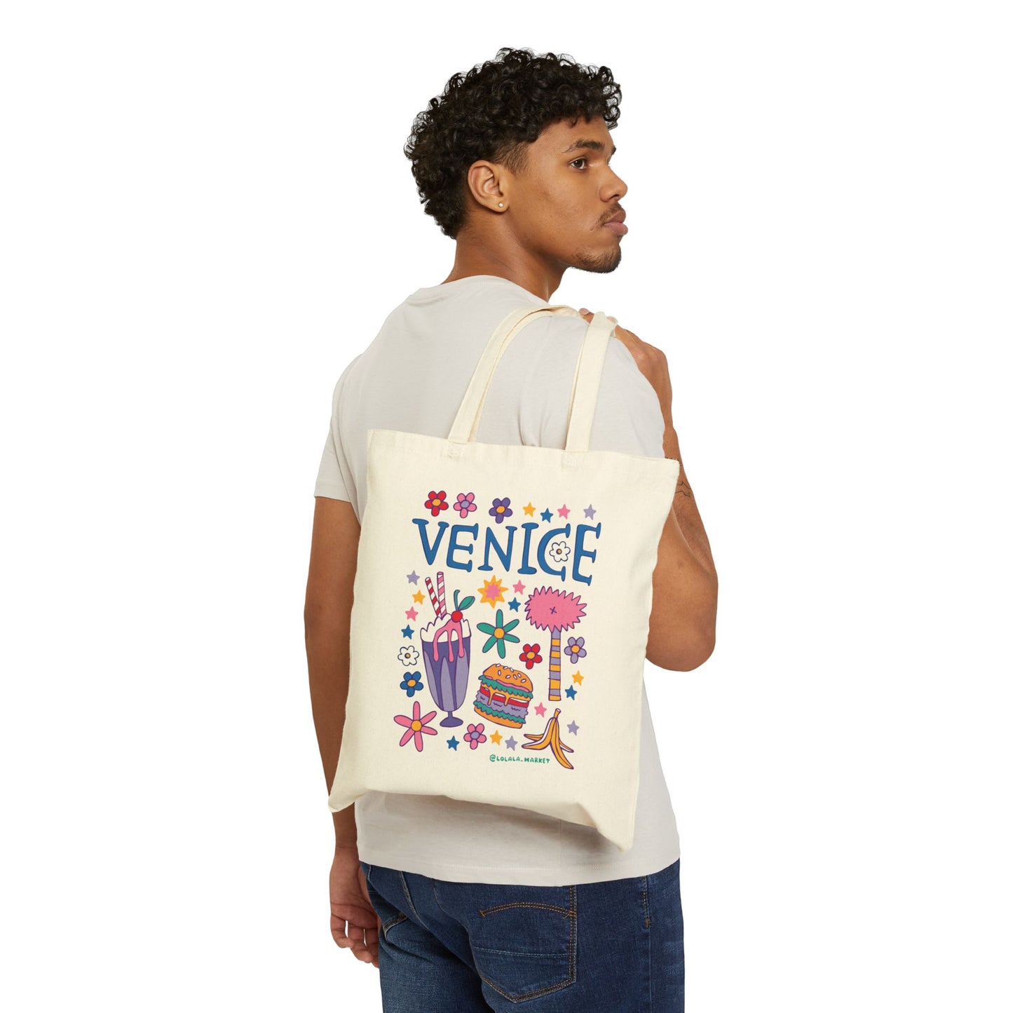 Venice - Cotton Canvas Tote Bag