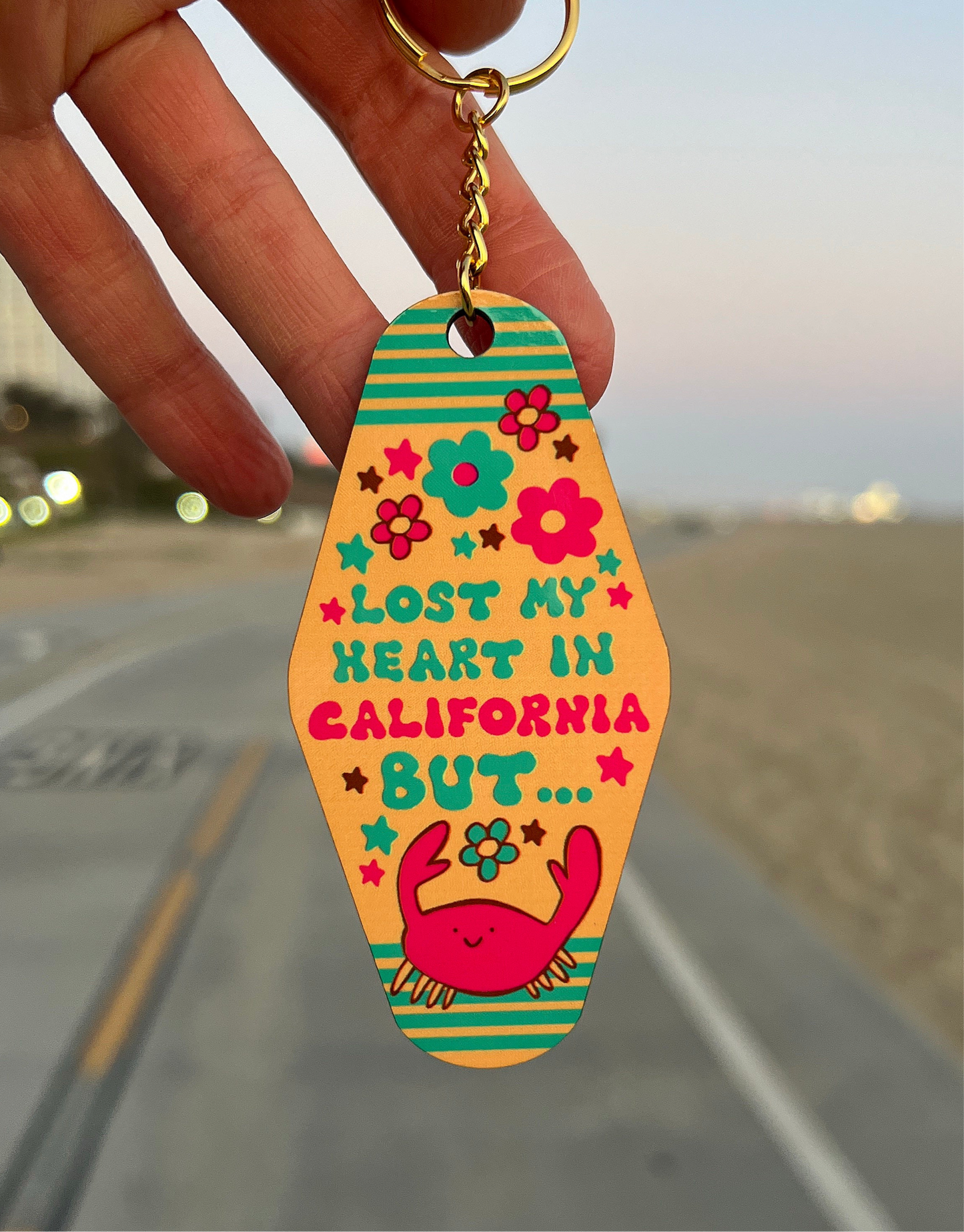 *NEW* Lost My Heart In California Keychain
