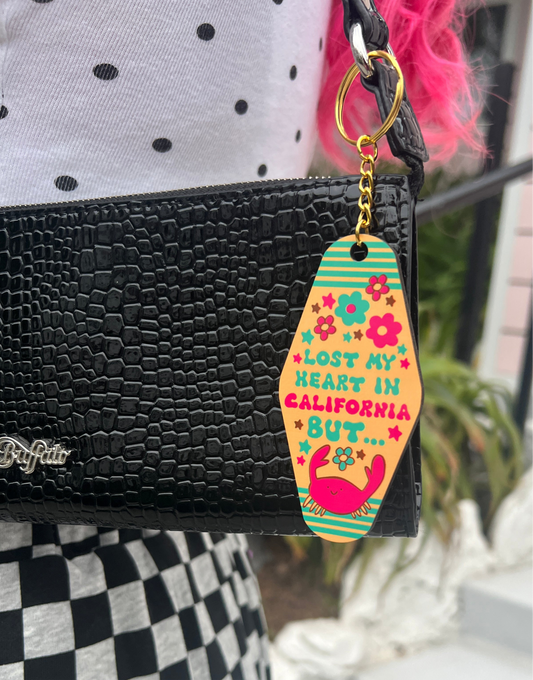 *NEW* Lost My Heart In California Keychain
