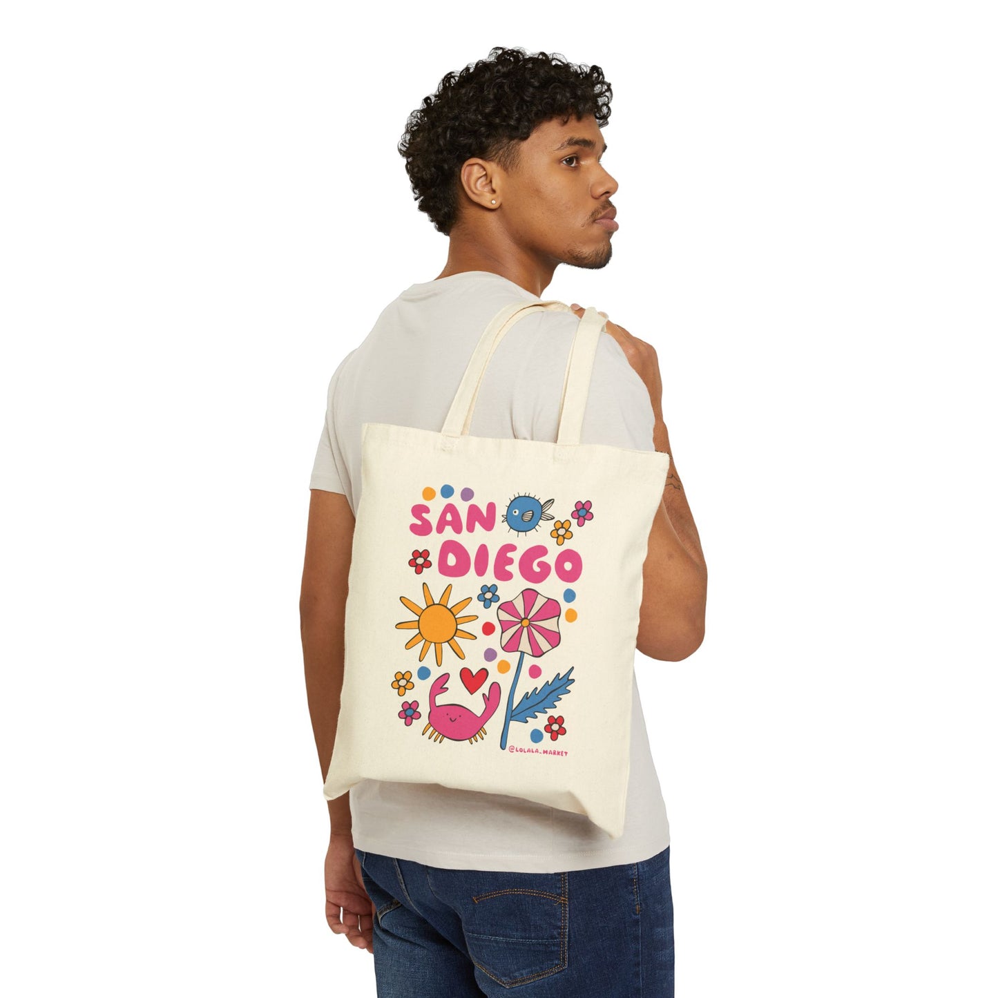 San Diego - Cotton Canvas Tote Bag