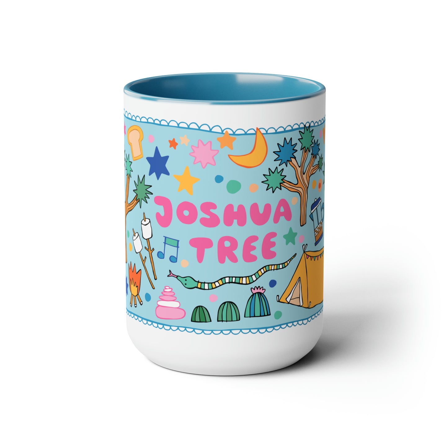 Joshua Tree - *BIG* Coffee Mug (15oz, blue)