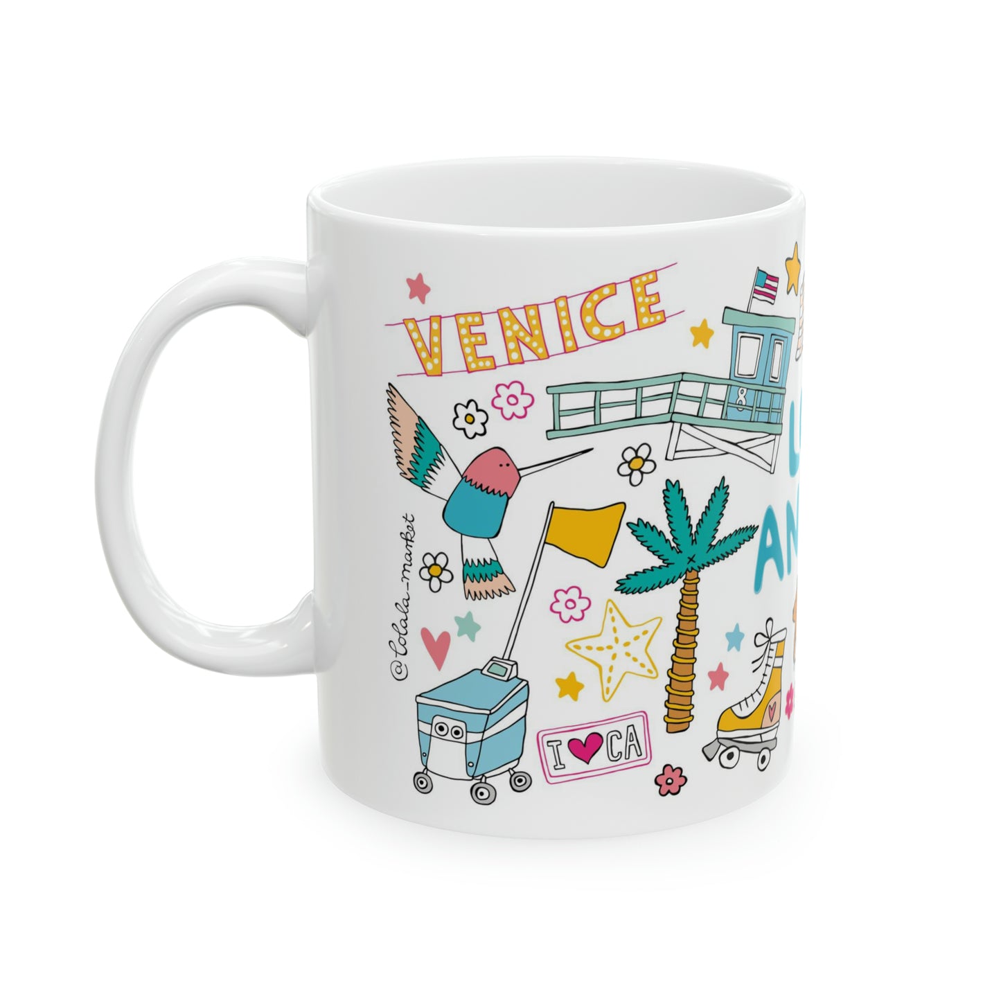 Los Angeles Coffee Mug - BLUE (11oz)