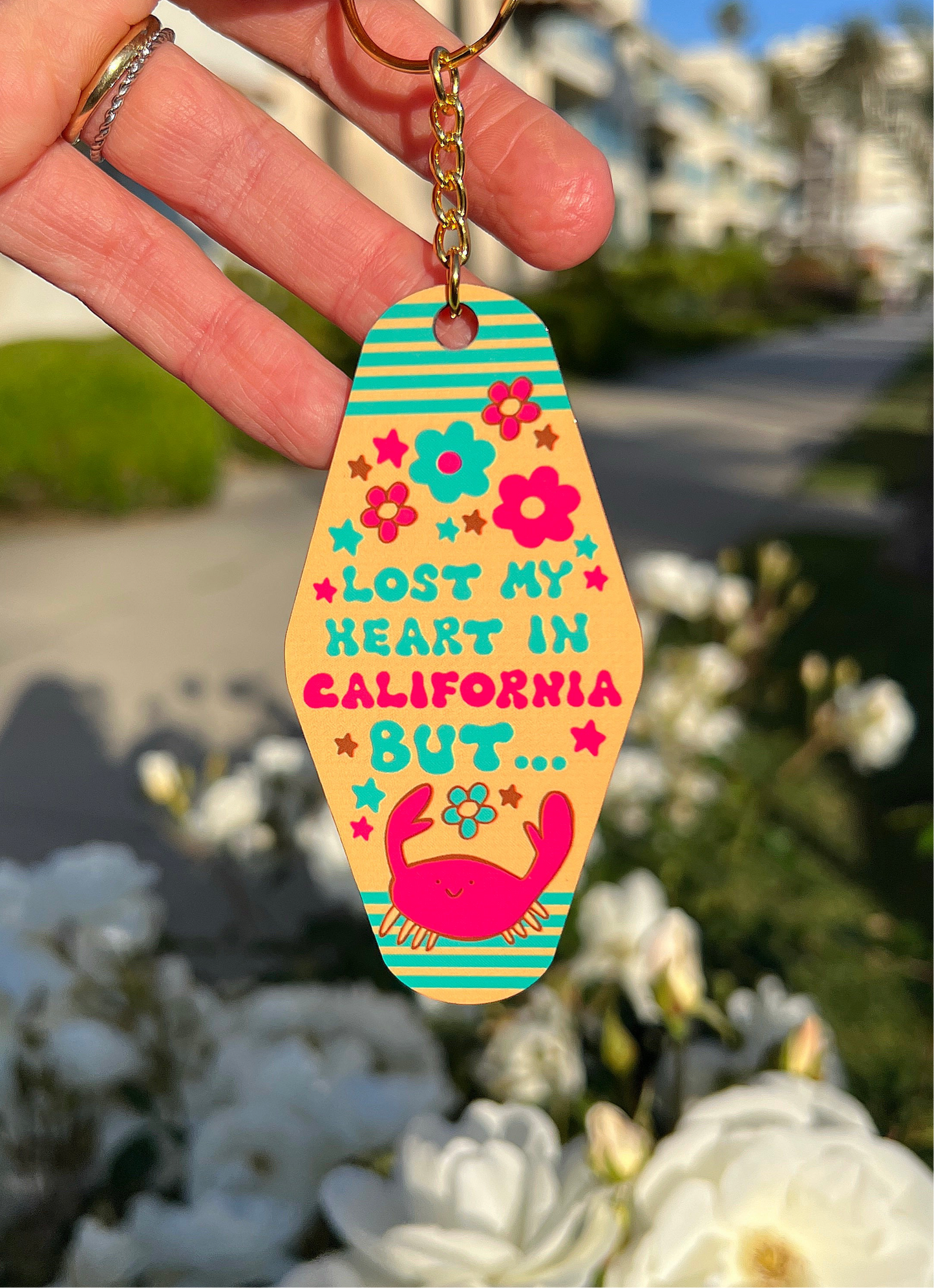 *NEW* Lost My Heart In California Keychain