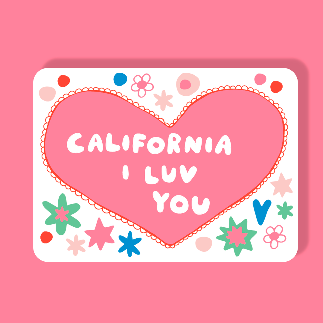 California I Luv You - Magnet – LOLALA LLC California I Luv You - Magnet – LOLALA LLC