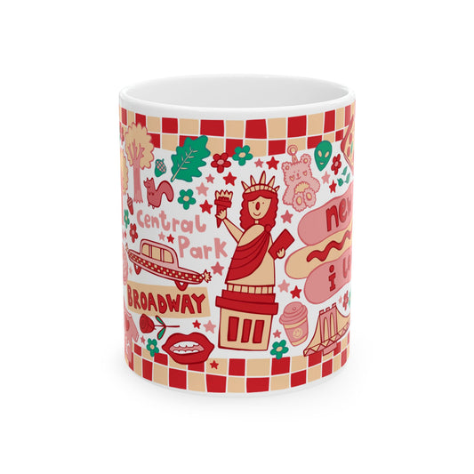New York - Coffee Mug (11oz, Pizza)