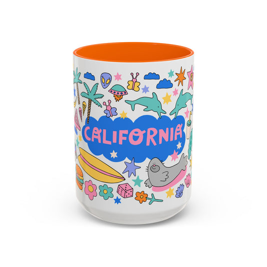 *NEW* California Sunshine Coffee Mug (15oz, orange)