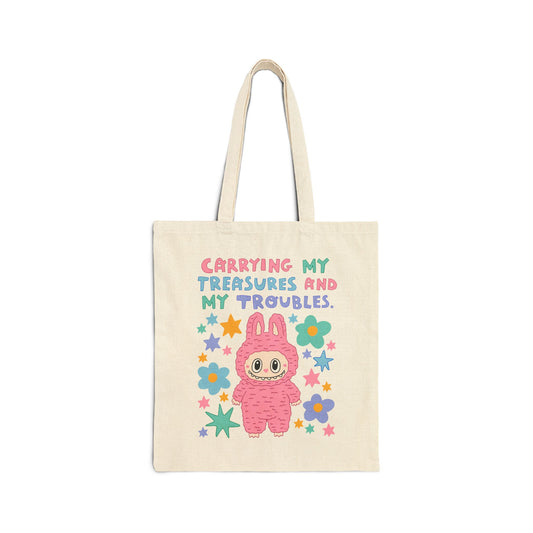 *NEW* Labubu inspired Tote Bag (PINK)