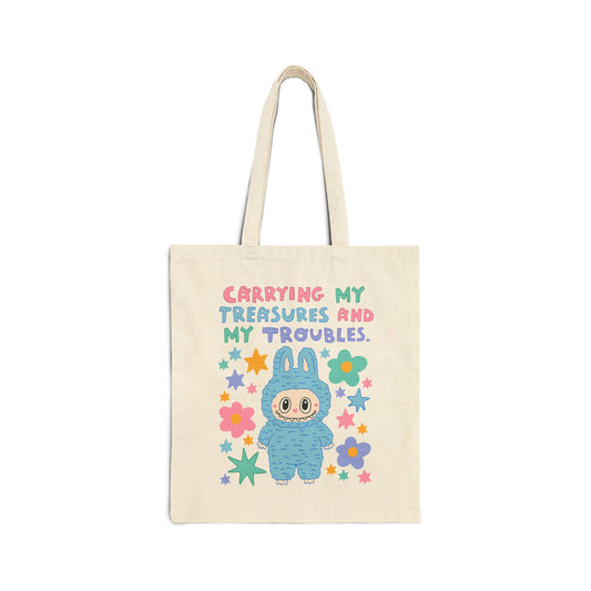 *NEW* Labubu inspired Tote Bag (BLUE)
