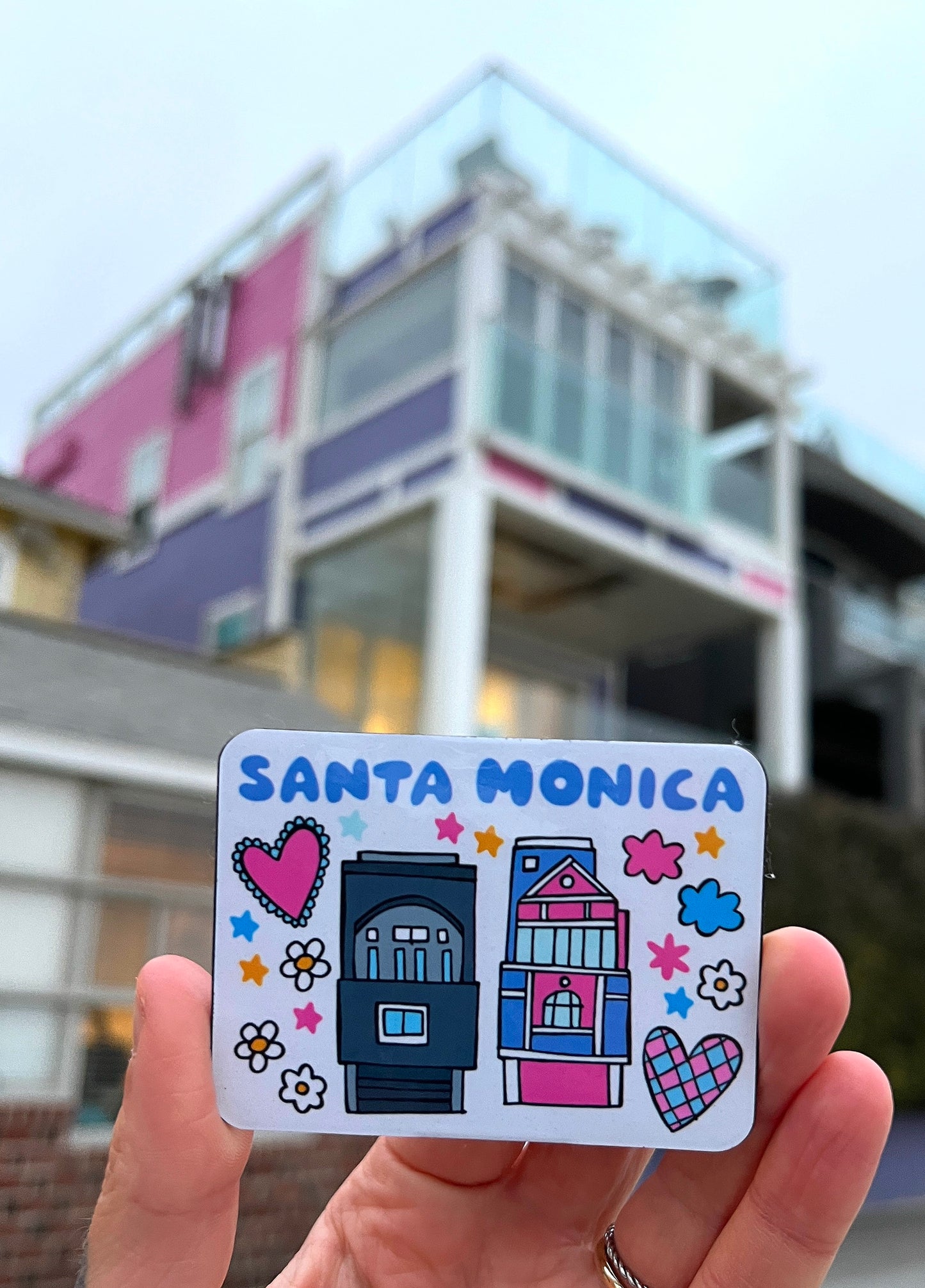 *NEW* Santa Monica Houses Magnet