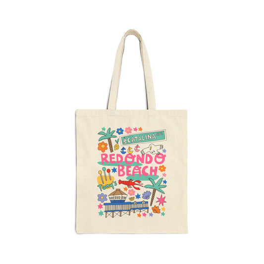Redondo Beach Tote Bag (PINK)
