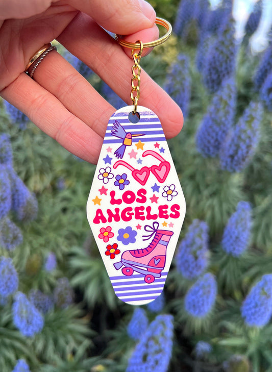 *NEW* GIRLY Los Angeles Keychain