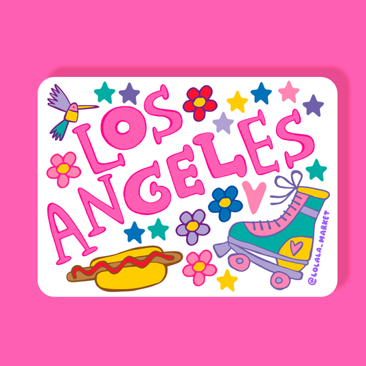 *NEW* Los Angeles Magnet (PINK)