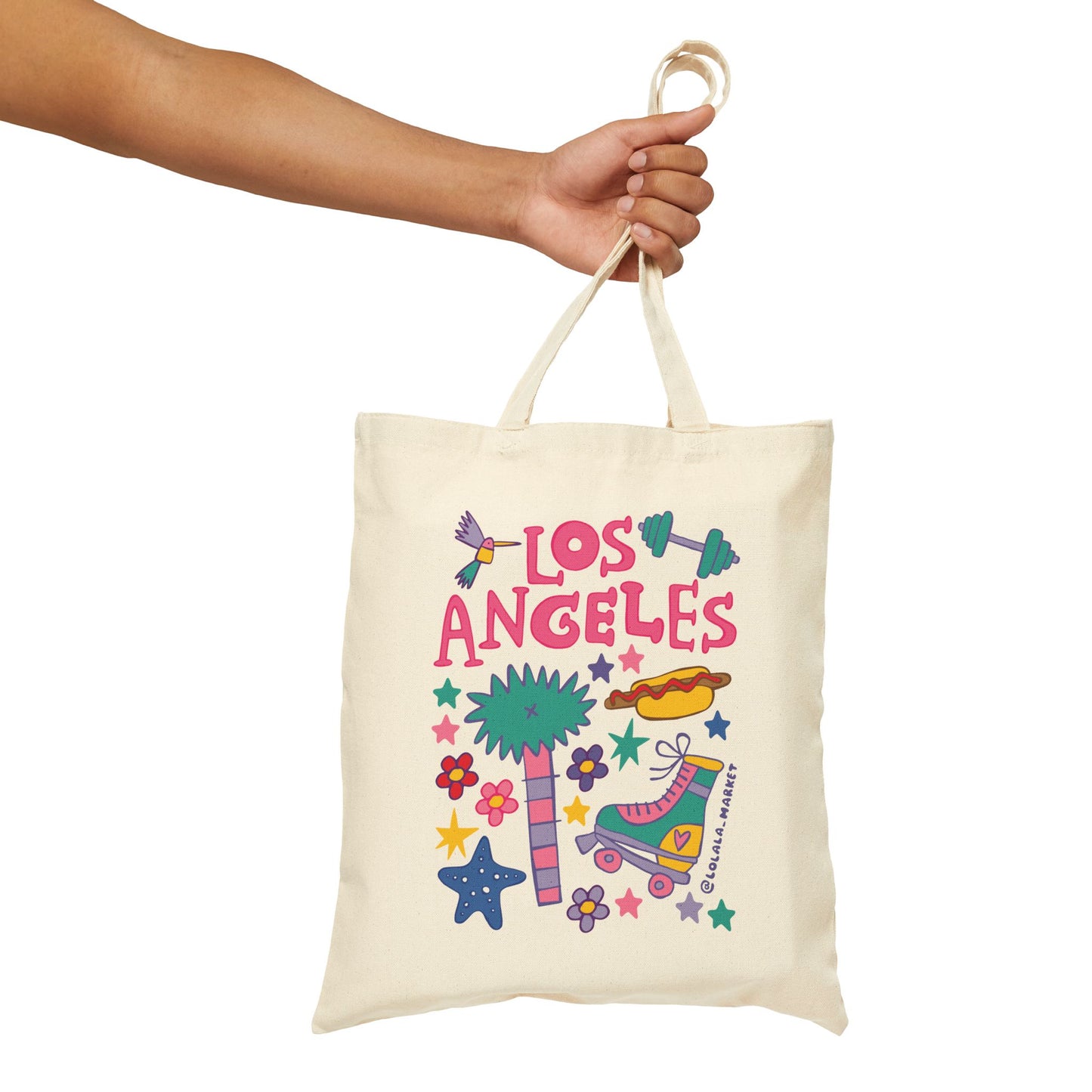 *NEW* Los Angeles - FUN Tote Bag (PINK)