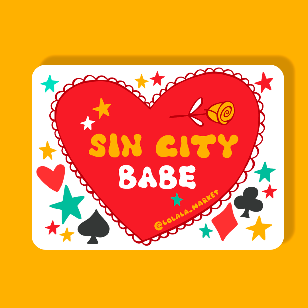 *NEW* Las Vegas Magnet - Sin City Babe