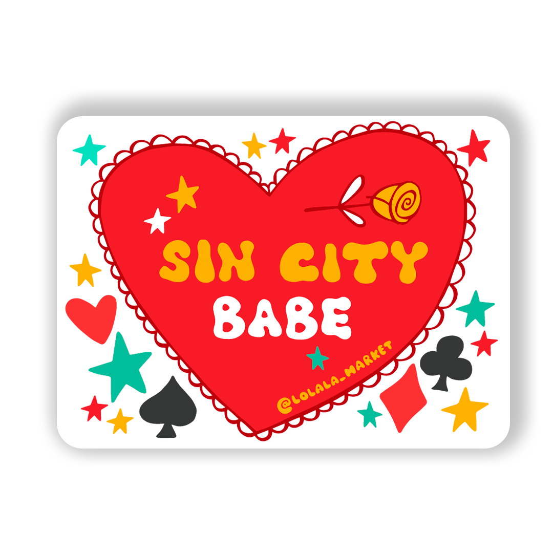 *NEW* Las Vegas Magnet - Sin City Babe