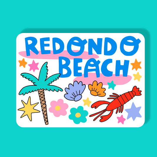Redondo Beach Magnet (Palm Tree)