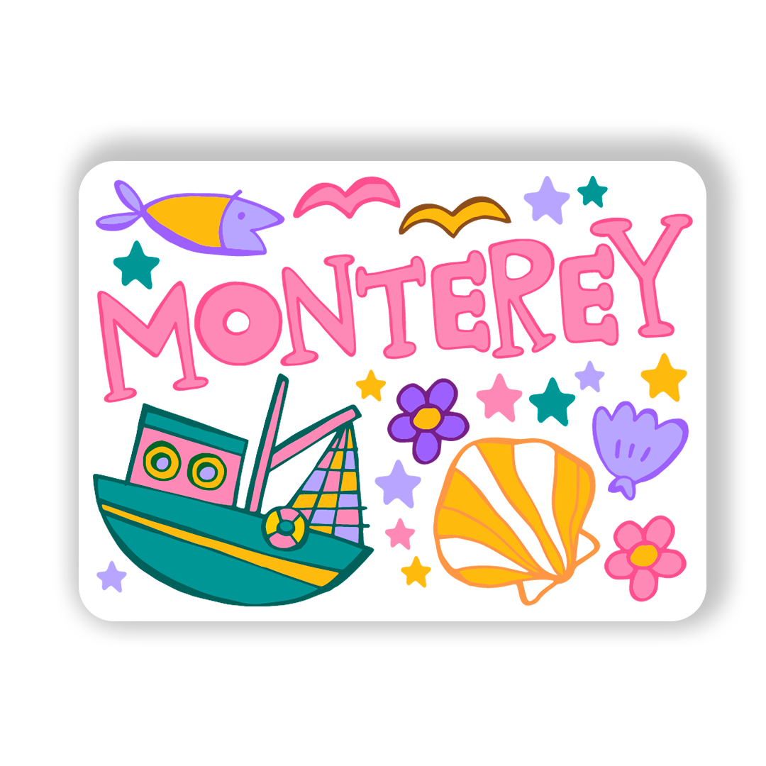 *NEW* Monterey Magnet - Fishing Boat