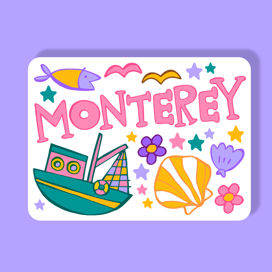 *NEW* Monterey Magnet - Fishing Boat