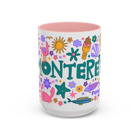 *NEW* Monterey - *BIG* Coffee Mug (15oz, pink)