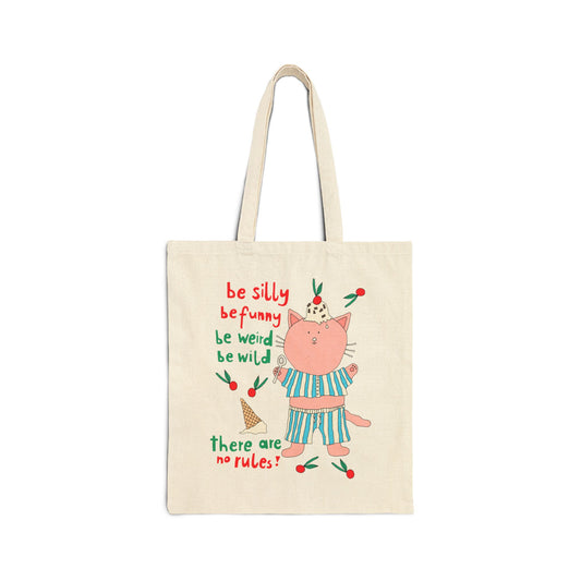 No Rules Cat - Tote Bag