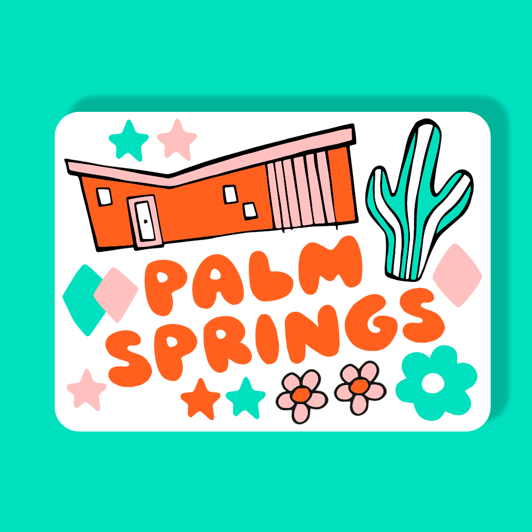 *NEW* Palm Springs Magnet - House