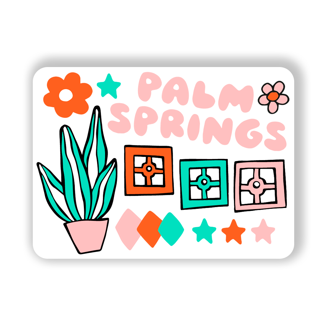 *NEW* Palm Springs Magnet - Vibes
