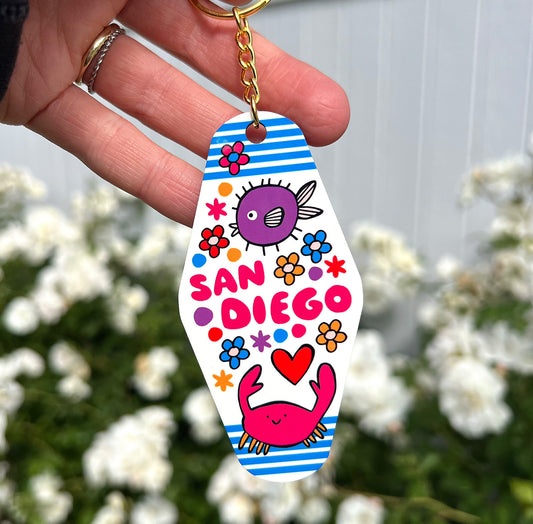 San Diego Keychain
