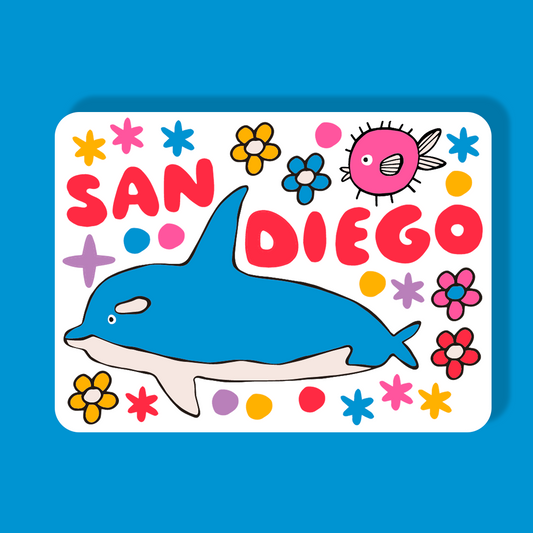 *NEW* San Diego Magnet - Ocean (BLUE)