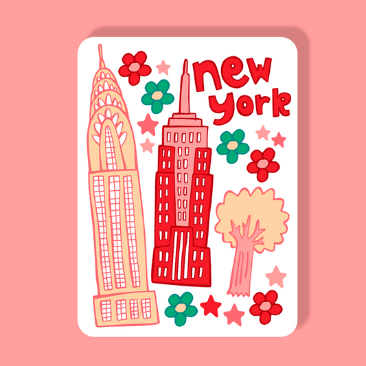 New York Magnet - Skyscrapers (Pizza)