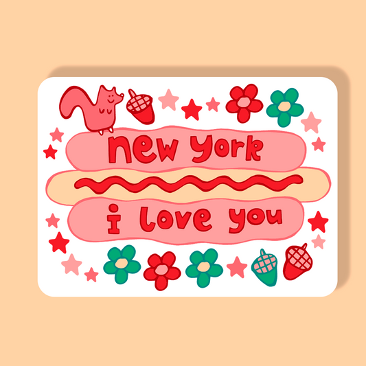 New York Magnet - Hot Dog (Pizza)