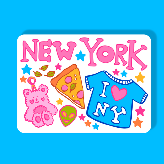 New York Magnet - Fun Vibes (Confetti)